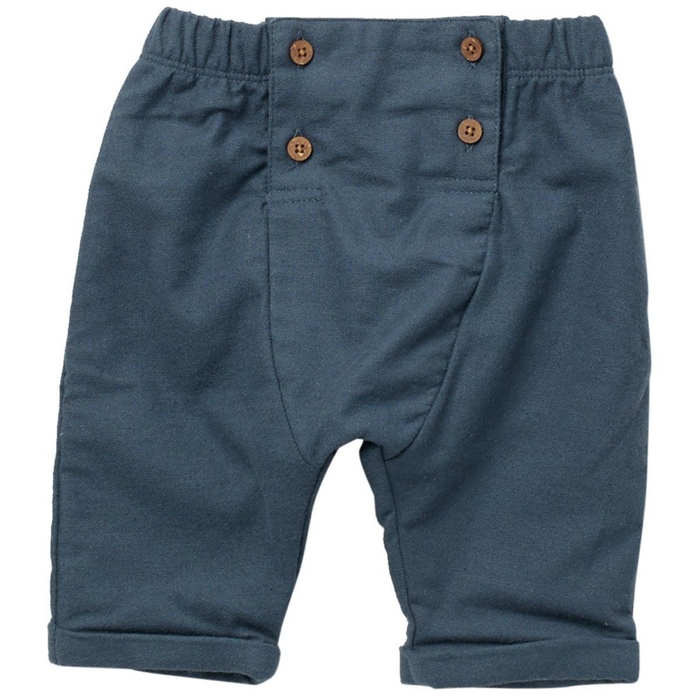 OLIVER AND RAIN Woven Cotton Sailor Pants 
(Baby Boys). NAVY, Size NB, NWT